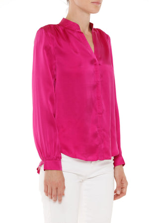 Olivia Blouse | Magenta
