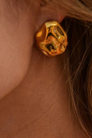 Mykonos Gold Earrings