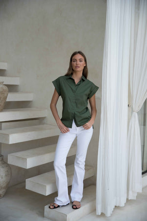 Anais Shirt | Khaki