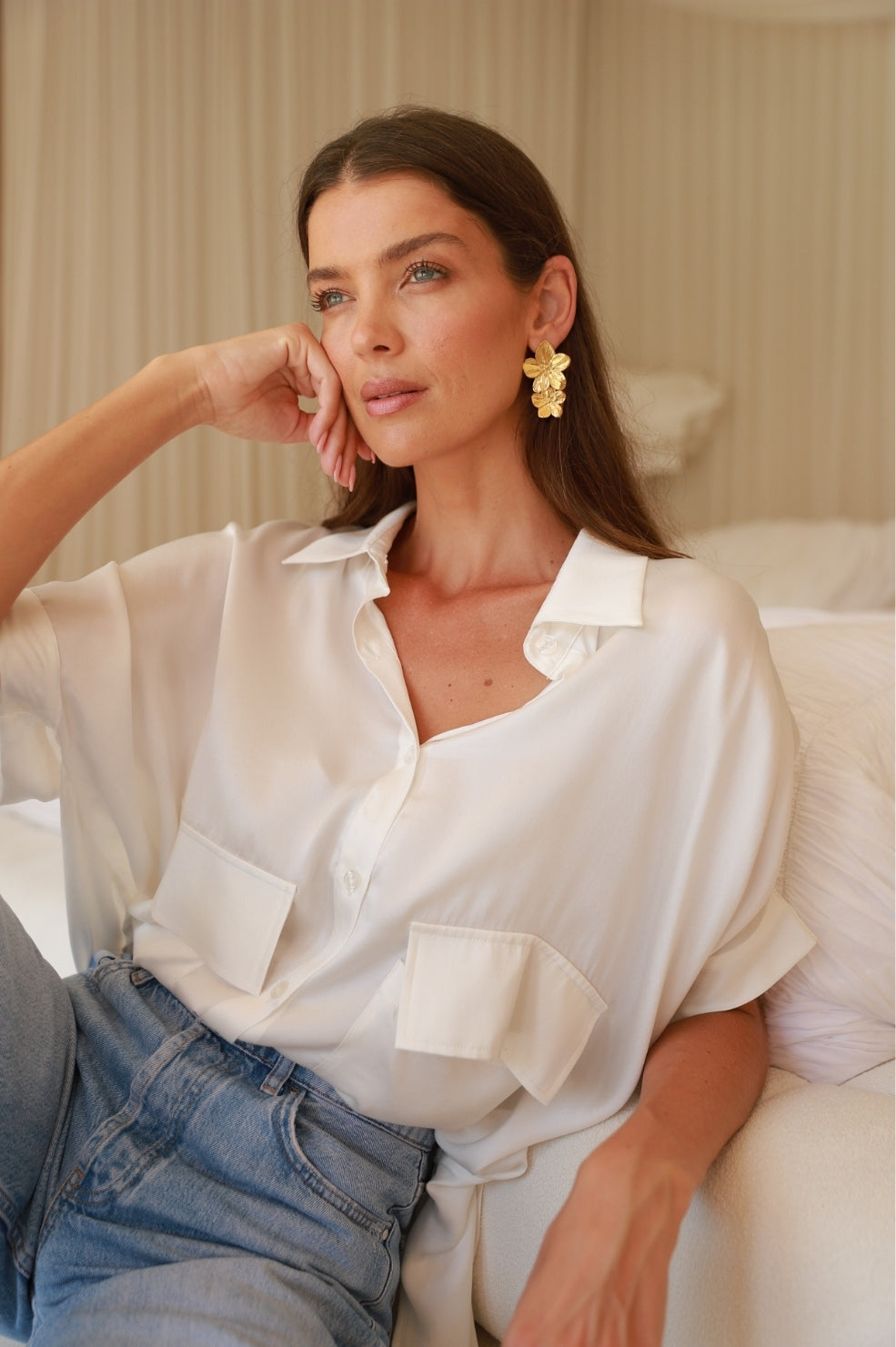 Soho Blouse | Ivory