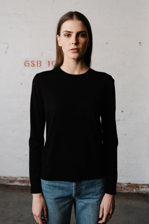 Leila L/S Sweater | Black