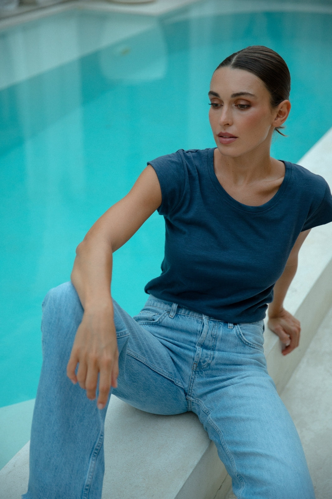 Vienna Tee | Navy