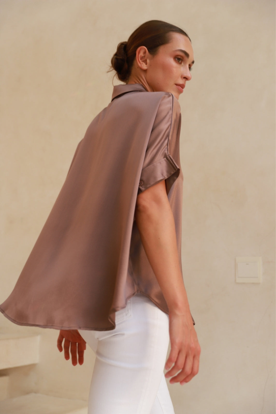 Harper Blouse | Mocha