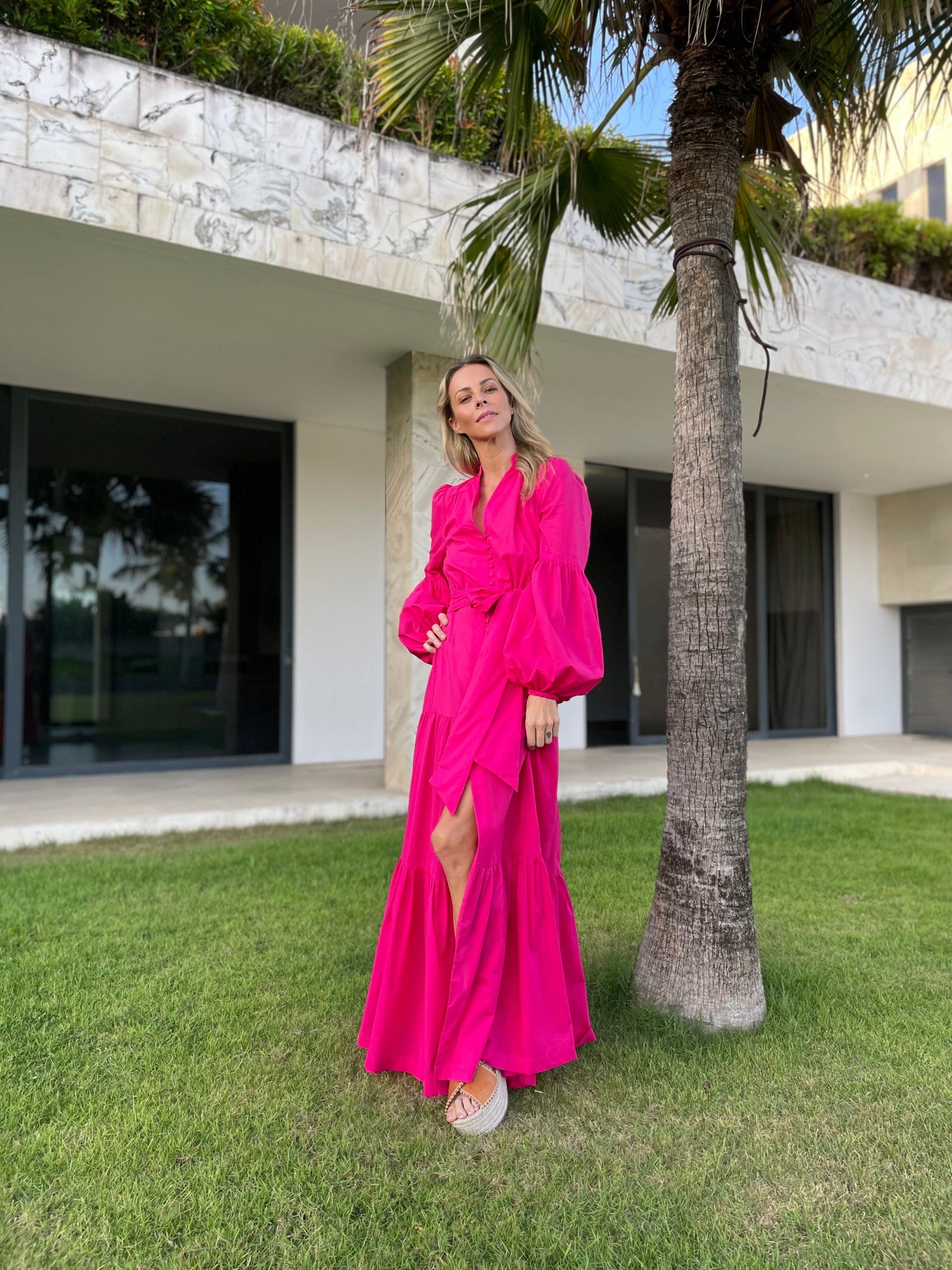 Lucinda Dress | Raspberry