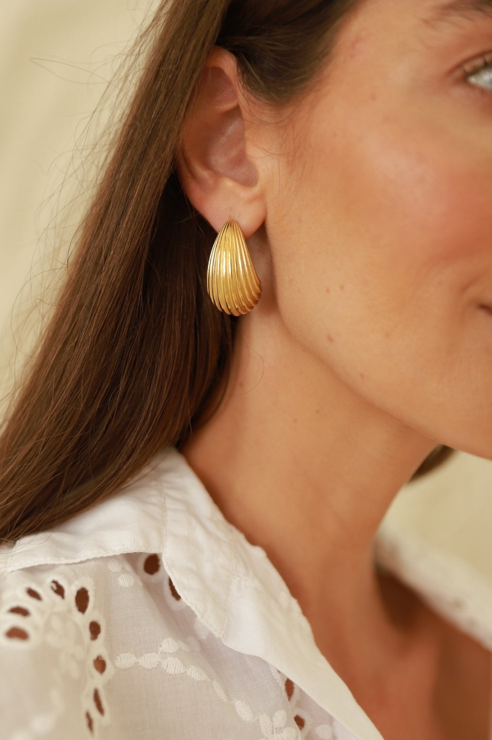 Formentera Earrings | Gold