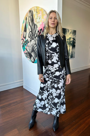 Monaco Leather Jacket | Black