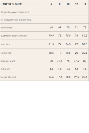 Harper Blouse | Mocha