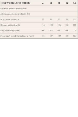 New York Long Dress | Florescence