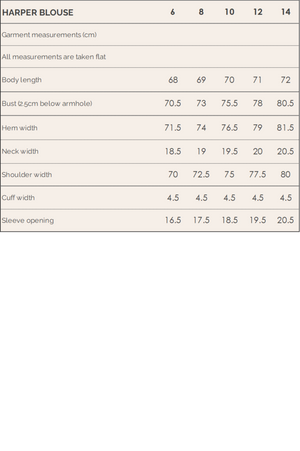 Harper Blouse | La Luna Black