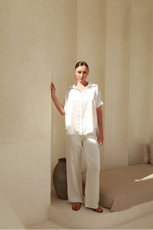 Harper Blouse | Ivory