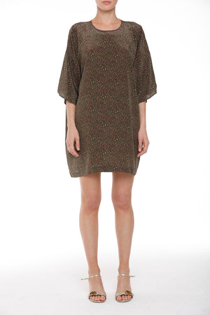Elle Dress - Khaki Cheetah