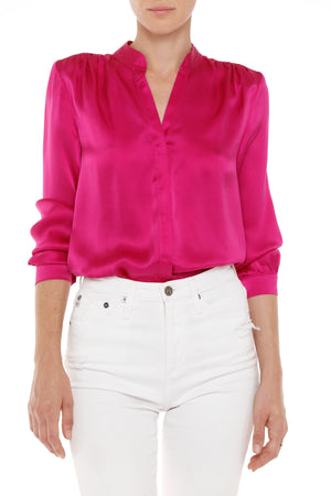 Olivia Blouse | Magenta