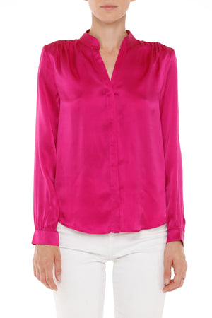 Olivia Blouse | Magenta