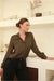 Olivia Blouse | Chocolate