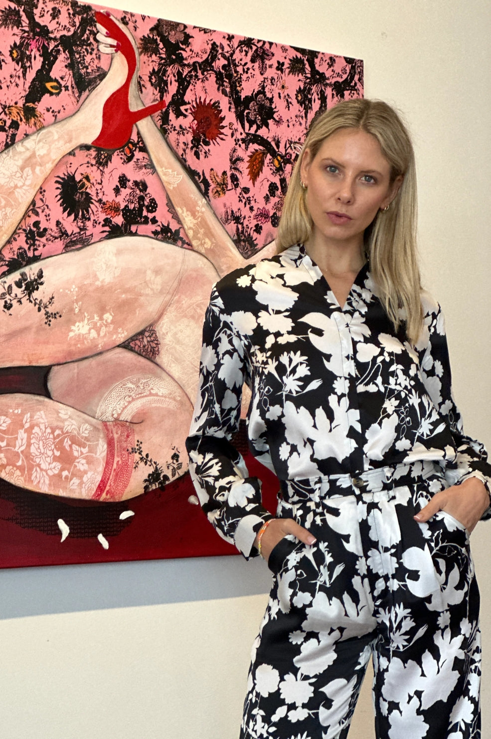 Olivia Blouse - Oriental Floral
