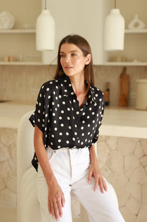 Harper Blouse | La Luna Black