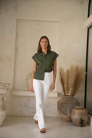 Anais Shirt | Khaki