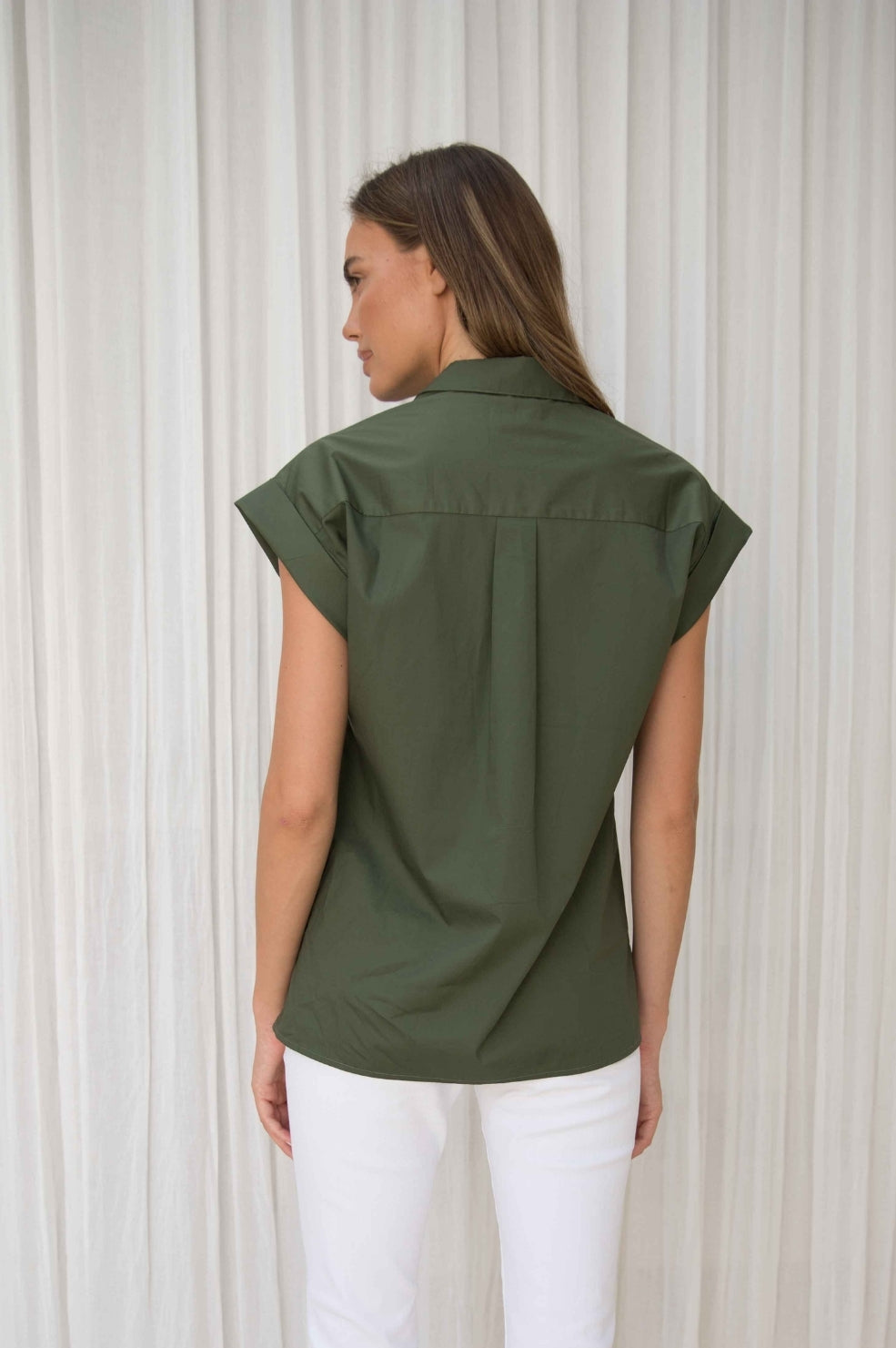 Anais Shirt | Khaki