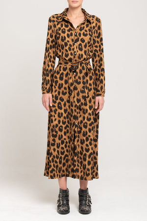 Milan Dress | Leopard