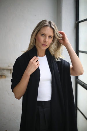 Cashmere Wrap | Black