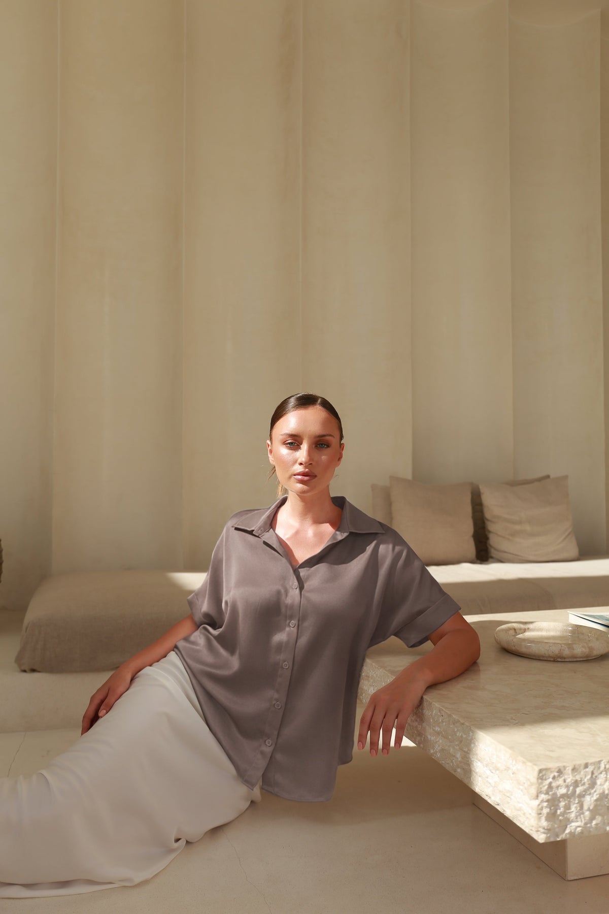 Harper Blouse | Mocha