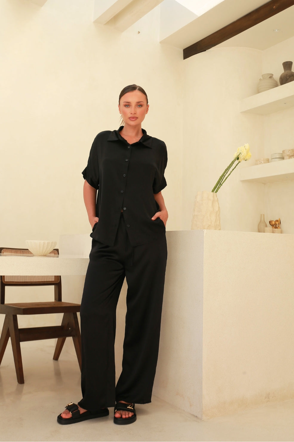 AMA Harper Pant | Black