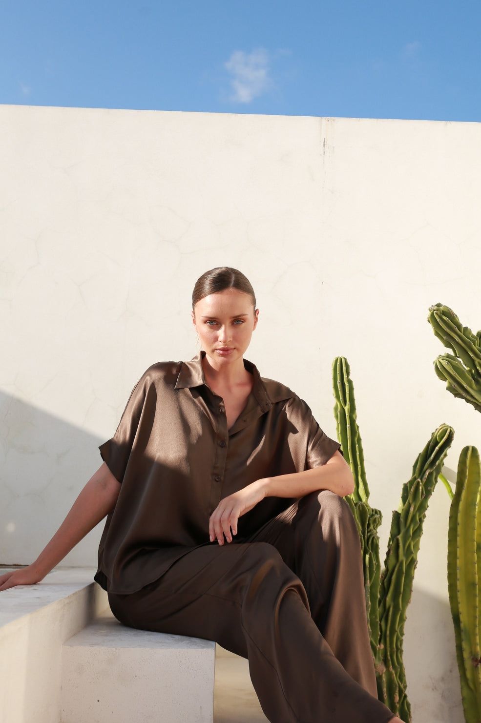 Harper Blouse | Chocolate