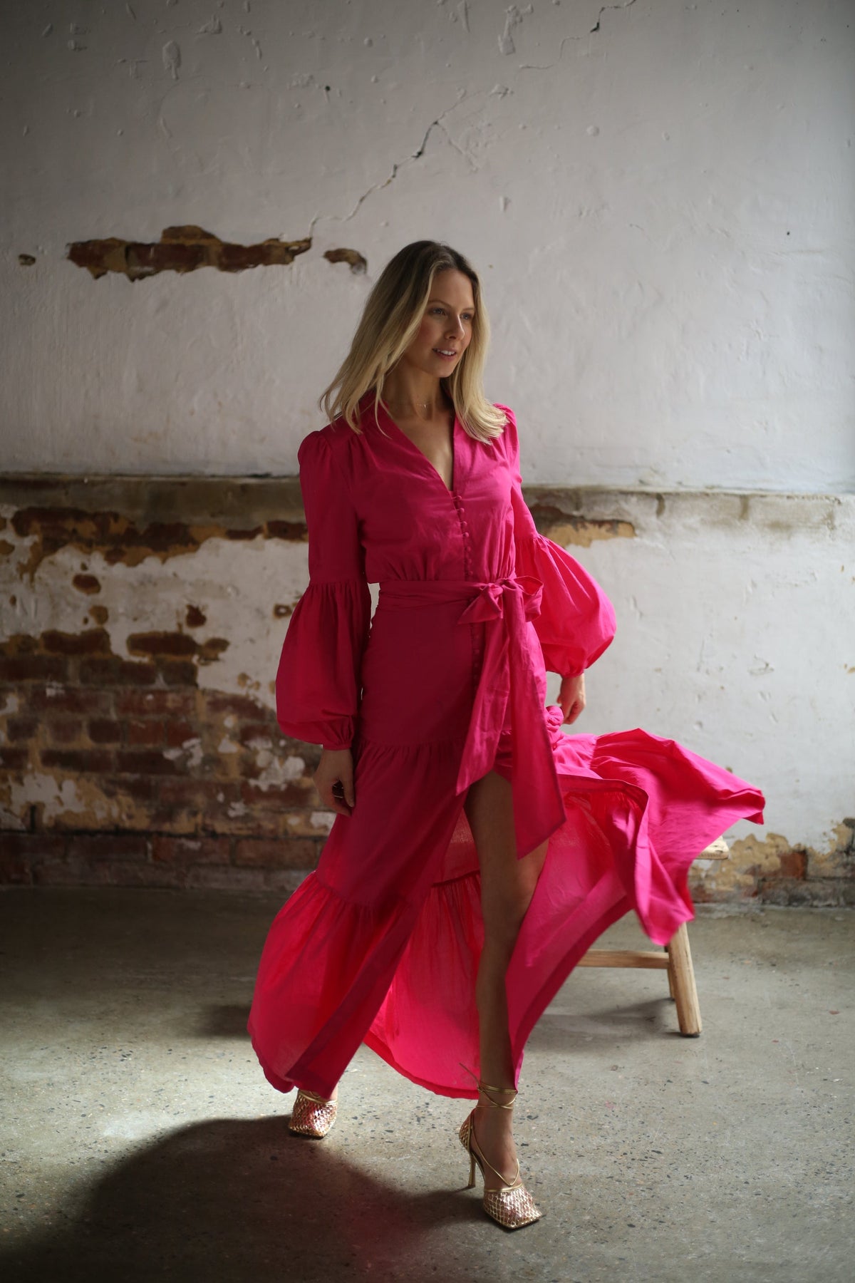 Lucinda Dress | Raspberry
