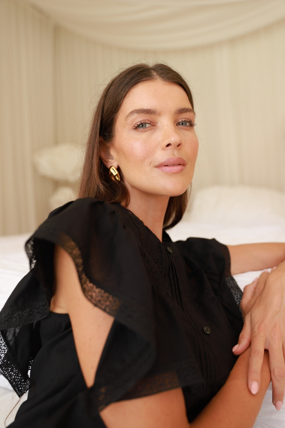 Mykonos Earrings | Gold