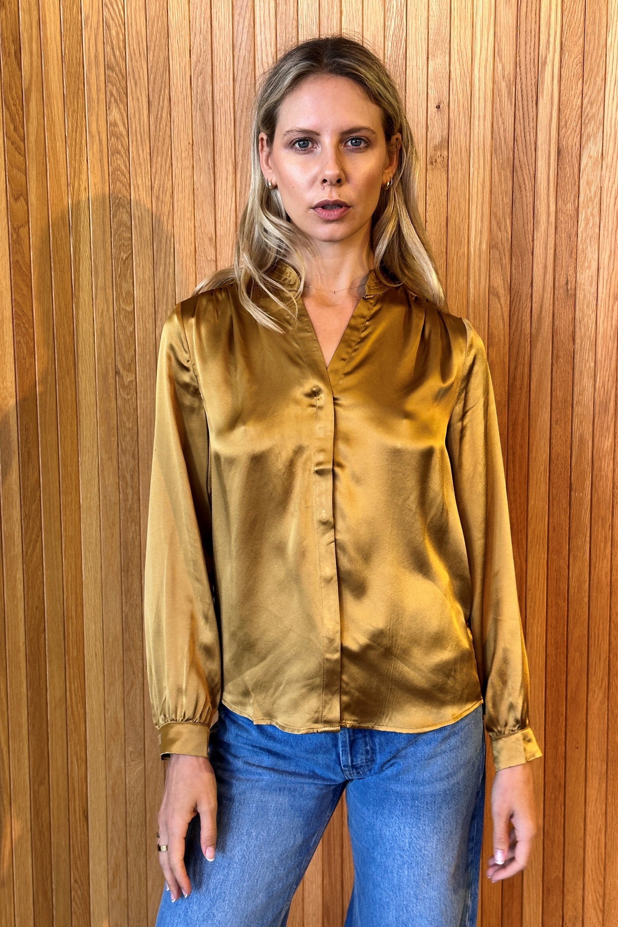 Olivia Blouse - Gold