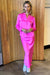 AMA Olivia Blouse | Neon Pink