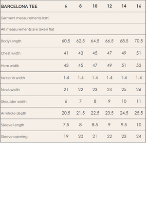 Barcelona Tee | Black