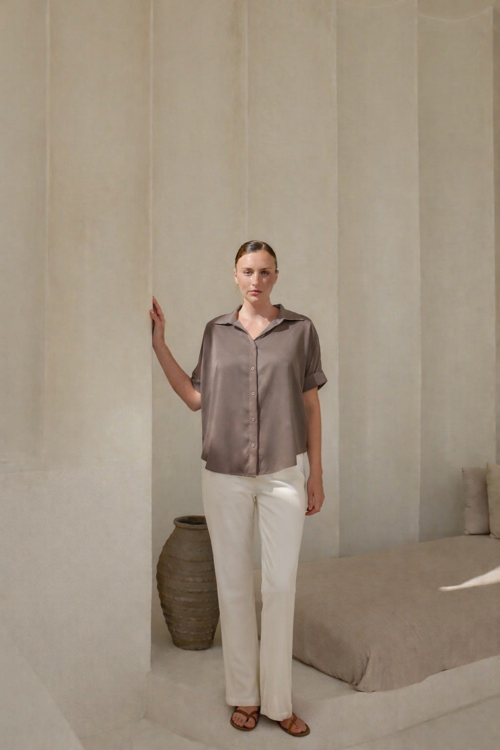 Harper Blouse | Mocha