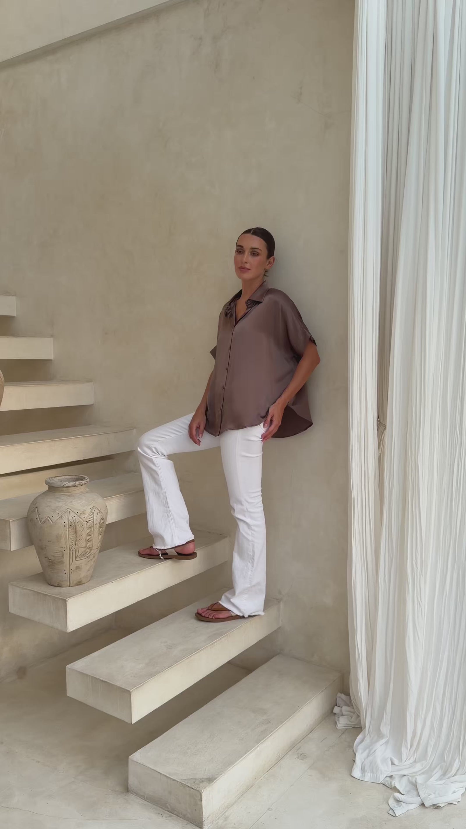 Harper Blouse | Mocha
